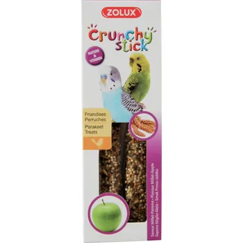 Krmivo pro ptáka Zolux S.A.S. Crunchy Stick Parakeet Proso/Jablko 2ks Zolux