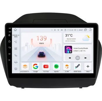 Autorádio HIZPO KXIX35101001 Autorádio 10,1" Android pro Hyundai ix35, Tucson 2 Varianta: Napájecí kabel typu B, Model: S101004 (4+32GB)