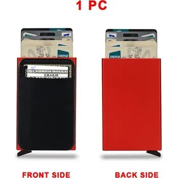 Peněženka Slim RFID peněženka – kovové tělo, minimalistický design Barva (Varianta): W20 Red