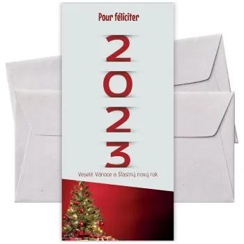 Novoroční přání PF-076 novoroční blahopřání 2026 PF-076 Nižší cena pro více kusů!