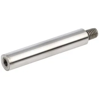 Spojovací čep se závitovým vrtáním o 12 mm, délka 75 mm, nerez broušená V2A