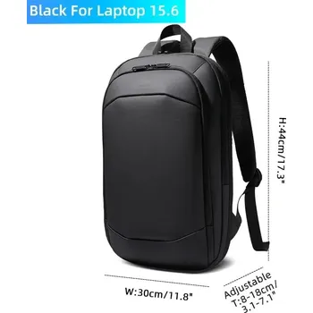 Sportovní batoh Pánský batoh na notebook – USB, voděodolný, rozšiřitelný Velikost: 43 x 31 x 7 cm, Barva (Varianta): Black For Laptop15.6