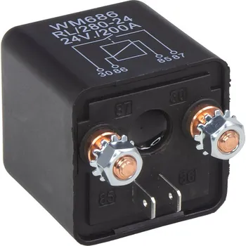 Relé PC4-30/24V Relé pro dobíjení druhé baterie 24V/200A