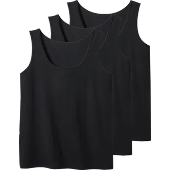 esmara® Dámské tílko XXL, 3 kusy (černá, XL(48/50))