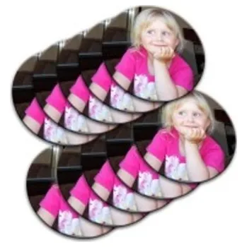 Rám na obraz Podtácek s fotografií kulatý 9 cm TAC-9x9-RND Nižší cena pro více kusů!