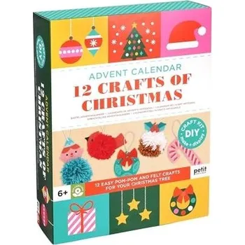 Cizojazyčná kniha 12 Crafts of Christmas Advent Calendar - Petit Collage