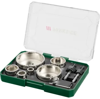 Vrták PARKSIDE® Sada děrovacích pil, 9dílná (sada děrovacích pil z tvrdokovu, 9dílná)