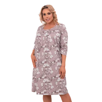 Dámské oblečení Dámská noční košile Italian Fashion Oszima XL Hnědá