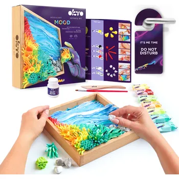 Obraz OKTO 3D Obraz modelovací set motiv "Klidný oceán" 21x21 cm