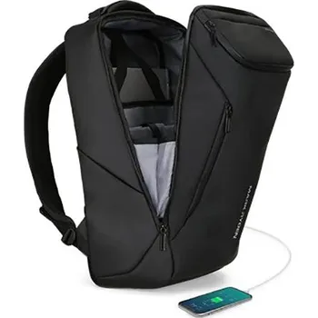 Městský batoh Batoh MARK RYDEN 17" – kompaktní cestovní batoh na notebook Barva (Varianta): 2 Main Pockets Black