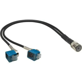 Autoanténa 295741 2 Anténní adaptér ISO - 2x FAKRA