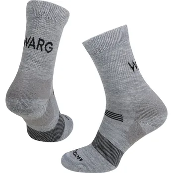 Pánské ponožky Dámské ponožky Warg Merino Hike W Velikost ponožek: 39-42 / Barva: šedá
