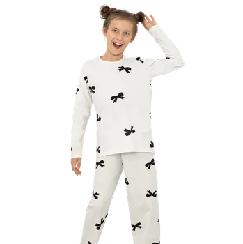 Dívčí pyžamo Dívčí dlouhé pyžamo Italian Fashion Fiocca 146/152 Bílá