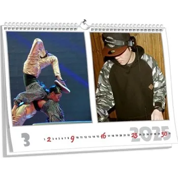 Fotokalendář Nástěnný brilantní kalendář s vlastní fotografií NKN-20-A4 nástěnný foto-kalendář 2026 NKN-20-A4-BRIL Nižší cena pro více kusů!