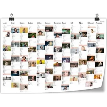 Fotokalendář Nástěnná mapa s 53 fotografiemi A1 nástěnný foto-kalendář 2026 MAPA-02-A1 Nižší cena pro více kusů!