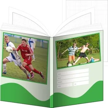 Blok Notes A4 s vlastní fotkou v tvrdých deskách čtverečkovaný FN-02-A4-144-C Nižší cena pro více kusů!