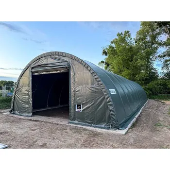 Zahradní stan Plachtová hala 9.149999618530273 m x 4.5 m Bílá