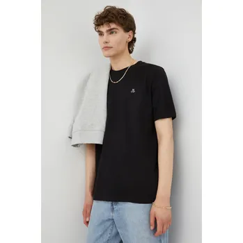 Pánské tričko Bavlněné tričko Marc O'Polo černá barva, B21201251054 99X, vel. XXL