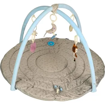 Hrací deka Lupilu Dětská hrací deka s hrazdou 451781 kulatá béžová