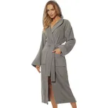 Dlouhý dámský župan L&L grafitová FROTTE L 0
