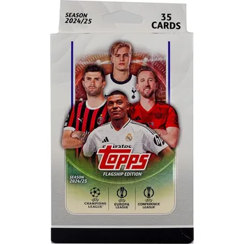Karetní hra 2024/25 Topps UEFA Club Competitions Soccer Hanger Box