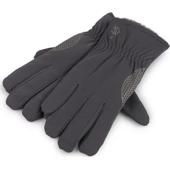 Rukavice Pánské rukavice kombinace šusťák, zateplené 1 šedá