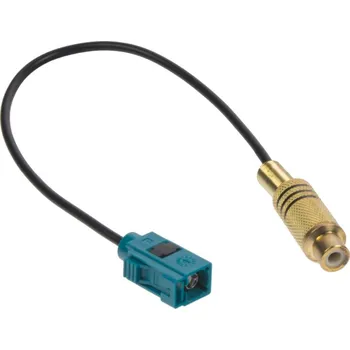 Audio kabel 66583 Adaptér FAKRA samice/RCA samice, 25 cm