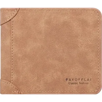 Peněženka Kožená pánská peněženka – trojskládací, praktická, matná Barva (Varianta): Hnědá