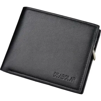 Peněženka Pánská krátká peněženka – zip, přihrádky, každodenní styl Barva (Varianta): 086-1 Black