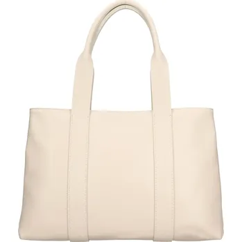 Kabelka Dámská kožená kabelka Italia Marlen - krémová