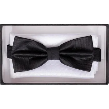 Motýlek FERATT Motýlek s kapesníčkem K 136 ČERNÝ