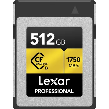 Paměťová karta Lexar CFexpress Pro Gold R1750/W1500 512GB OPEN BOX