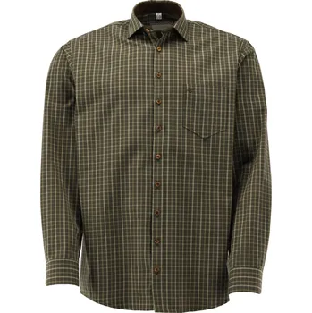 Pánská košile Orbis Trachten pánská košile tmavě zelená REGULAR FIT košile: 45/46