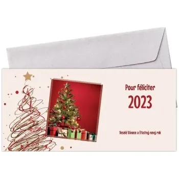 Novoroční přání PF-073 novoroční blahopřání 2026 PF-073 Nižší cena pro více kusů!