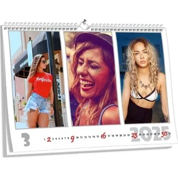 Fotokalendář Nástěnný brilantní kalendář s vlastní fotografií NKN-17-A4 nástěnný foto-kalendář 2026 NKN-17-A4-BRIL Nižší cena pro více kusů!