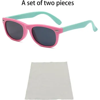 Dětské sluneční brýle s UV ochranou – módní barevný design Barva čoček: Style E