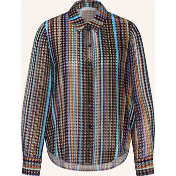 Dámská halenka Rich & Royal Dámská Košilová Halenka Ze Sametu, tmavě modrá /...