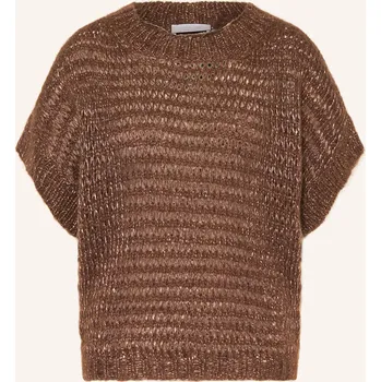 Dámský svetr Rich & Royal Dámské Úpletové Tričko S Třpytivou Přízí, hnědá, 38