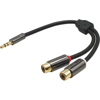 Audio kabel 254182 HQ signálová kabelová redukce