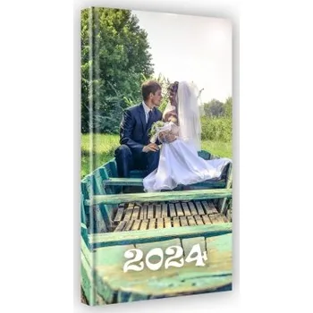 Diář Týdenní kapesní laminovaný diář s vlastním motivem 2026 DIAR-L-03-KVT Nižší cena pro více kusů!