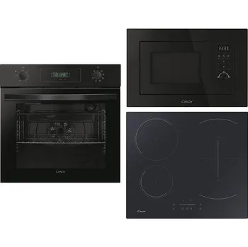 Set domácích spotřebičů Candy F IDCP N615 L IDEA + Mikrovlnná trouba Candy CA20FMW7NB Wave 600 + Indukční deska Candy CTP6SC4/E14U