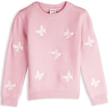 Dívčí oblečení GATE Pulover s motýlky 6Y 825-0436/21
