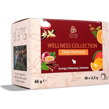 Čaj Healing Nature Čajová Wellness kolekce Daily Harmony 18 sáčků