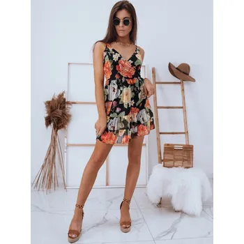 Dámské šaty Dámské šaty MADI černé Dstreet DStreet hnědá 1510339