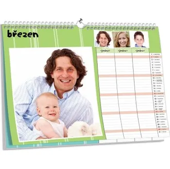 Fotokalendář Activity planner 3R - nástěnný fotokalendář NKN-55-A4 nástěnný foto-kalendář 2026 NKN-55-A4 Nižší cena pro více kusů!