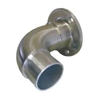 CROSO kulatá svařovací příruba 90° pro trubku o 42,4 x 2, nerez V4A