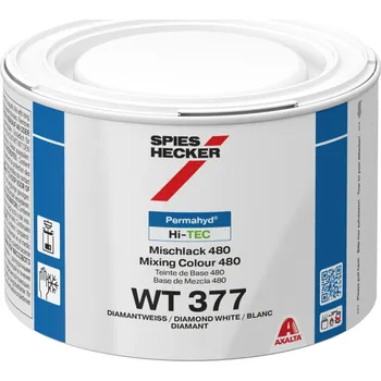Autolak Spies Hecker Permahyd Hi-TEC Mixing Colour 480 WT 377 diamond white 0,5 l