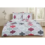 Povlečení flanel mikro 4dílné OLETA vínové