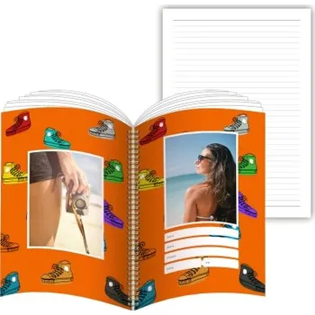 Blok Notes A5 s vlastní fotografií v kroužku 64 stran linkovaný FN-01-A5-64-L Nižší cena pro více kusů!