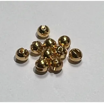 Hends Tungstenové Hlavičky Tungsten Beads Gold Galvanized Slotted Průměr: 2,8mm